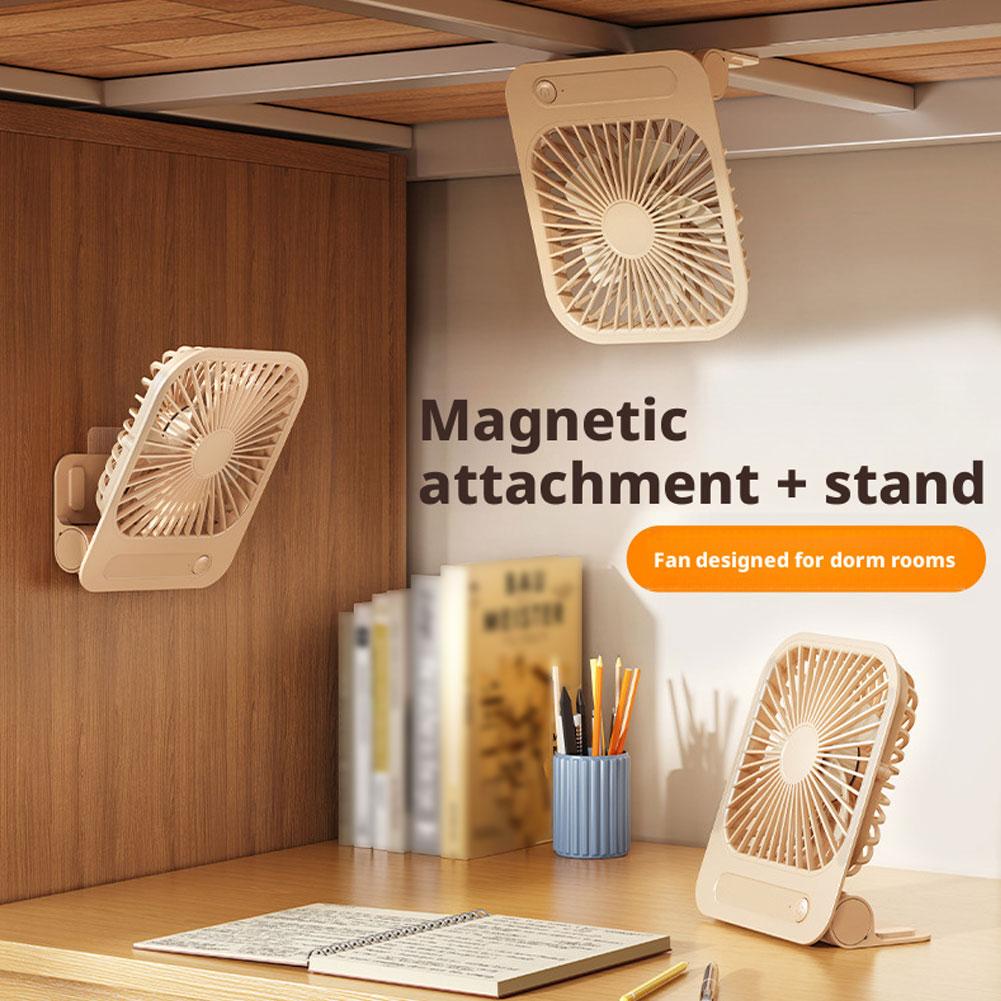 Home Office Setup - Ventilador magnético ultrafino para mesa, ventilador