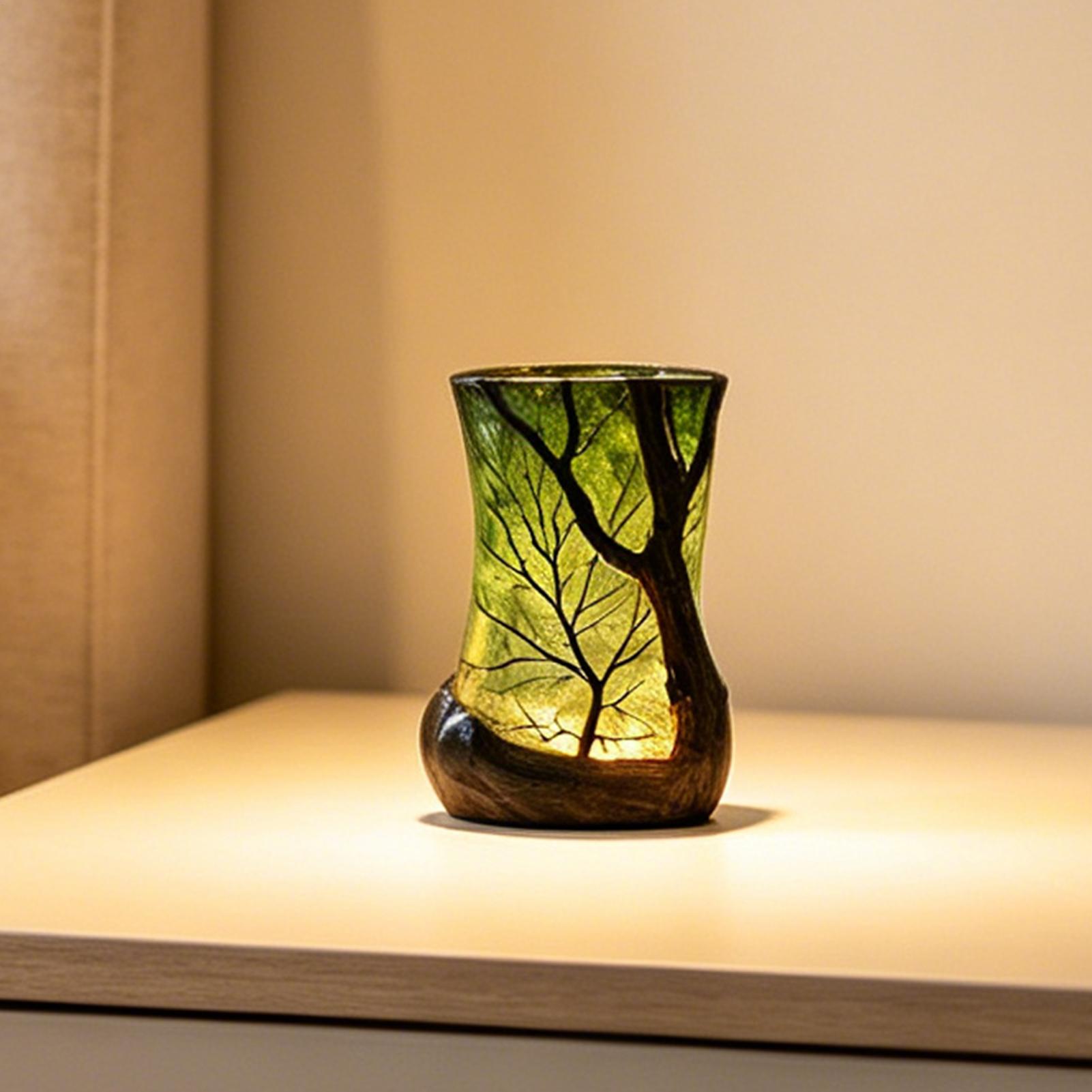 Home Office Gadgets - Luminária de Mesa Decorativa Floresta Noturna: