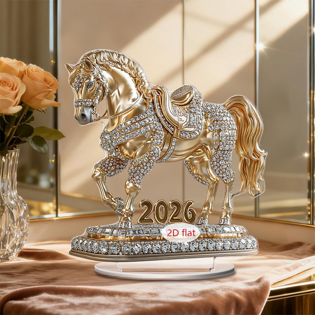Home Office Holidays 2026 - Decoração de Mesa 2D em Acrílico