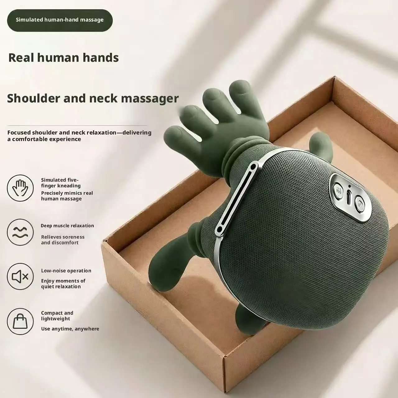 Home Office Simulator - Dispositivo de Massagem Simulando Mão Humana,