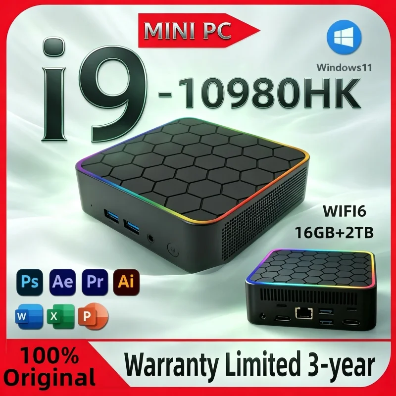 Home Office Border Force - Mini PC Hexagonal Mais Vendido com