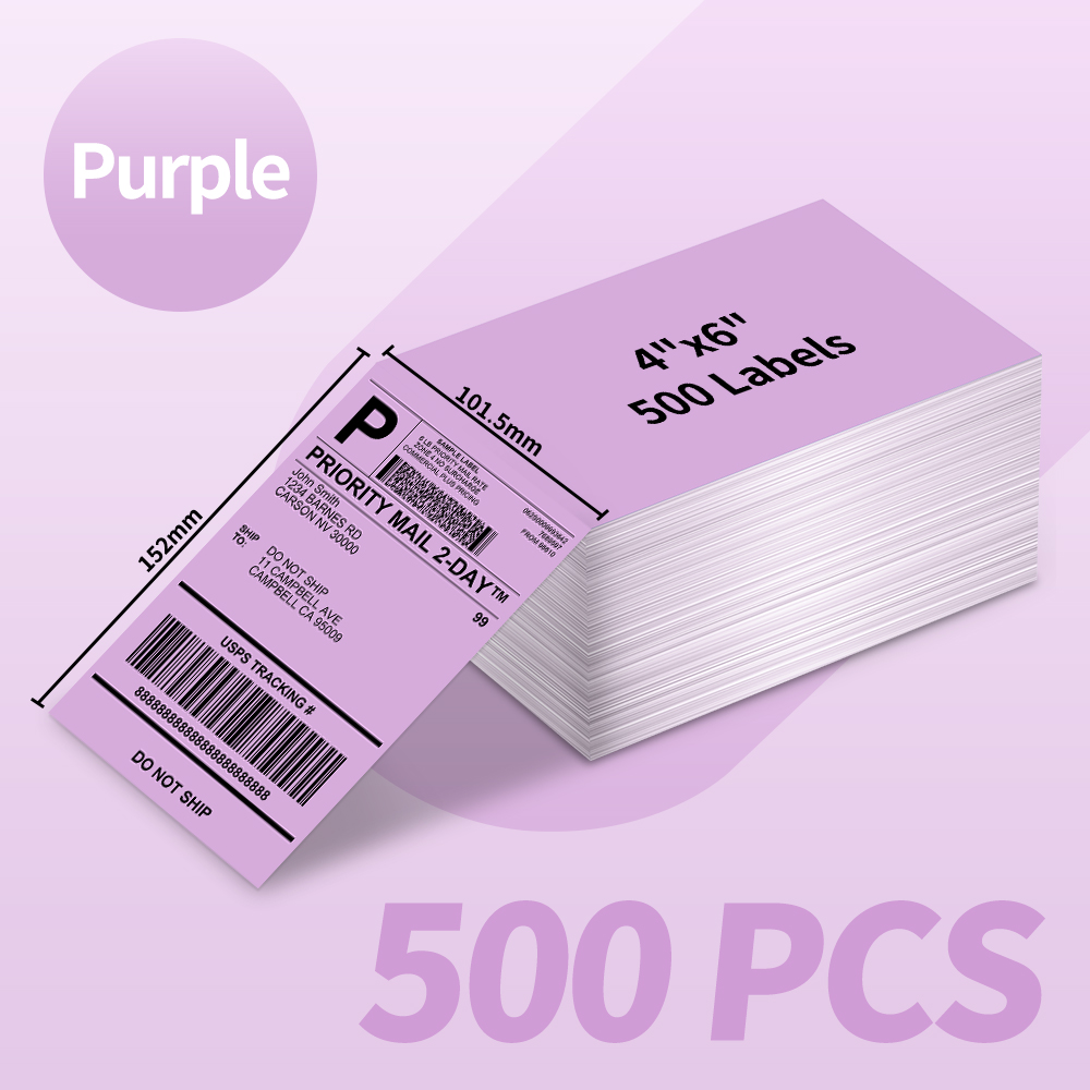 Label Maker Machine - Etiquetas térmicas Phomemo 4x6 para impressora
