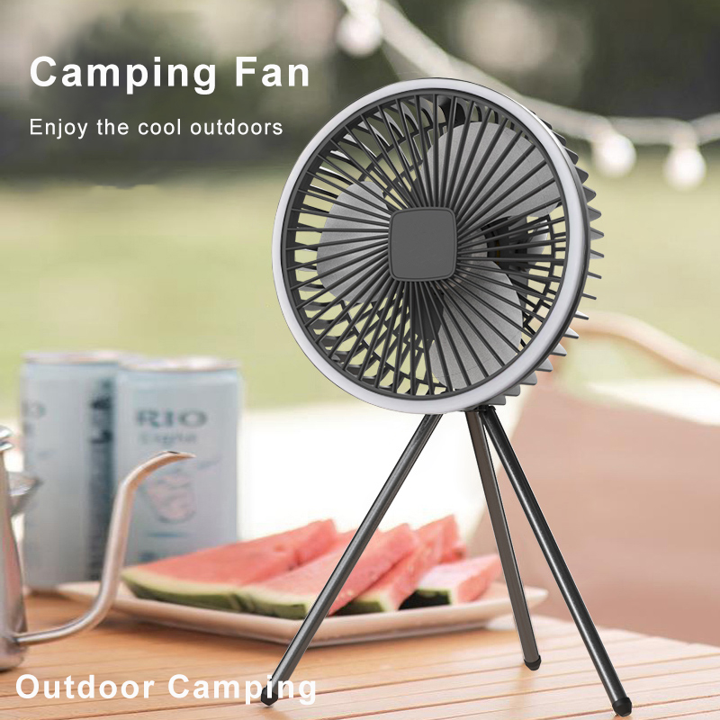 Home Office Gadgets - Ventilador portátil para camping, 10000mAh, 5000mAh,
