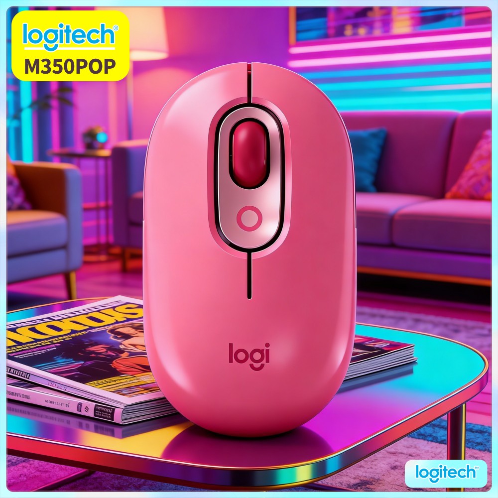 Home Office For Mac - Mouse Sem Fio Logitech M350 POP