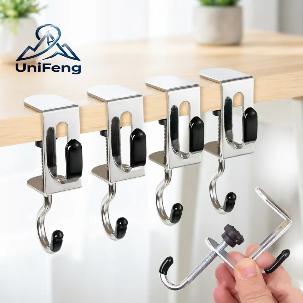 Home Office Headset - Gancho Ajustável para Borda de Mesa
