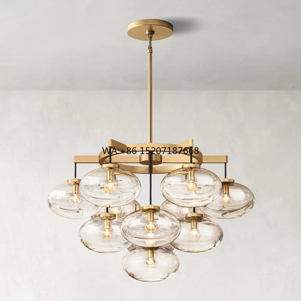 Home Office Industrial Design - Lustre de latão moderno de design