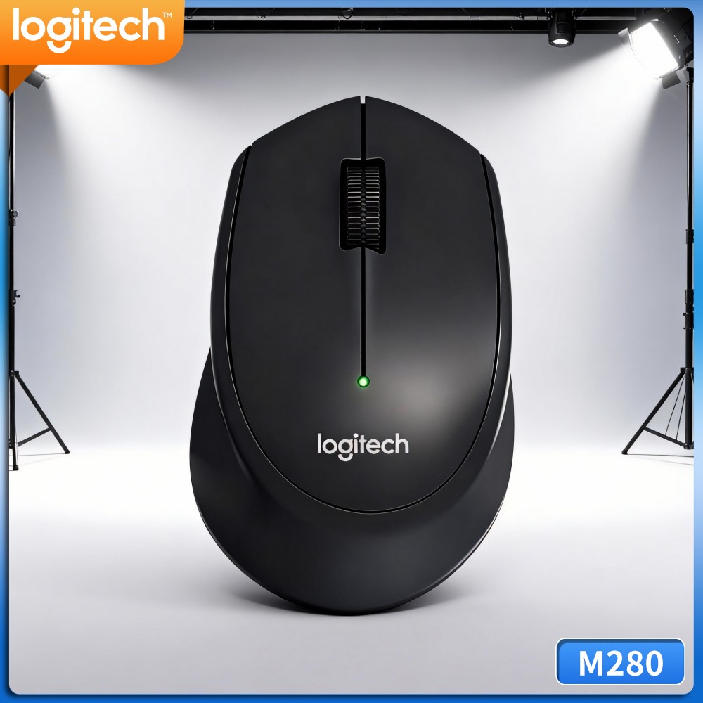 Home Office For Mac - Mouse Sem Fio Ergonômico Logitech M280,