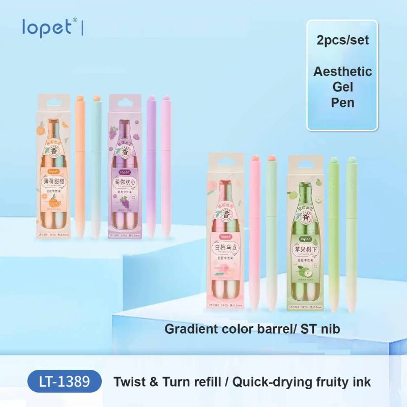 Home Office Headset - Lopet canetas de aroma de frutas,