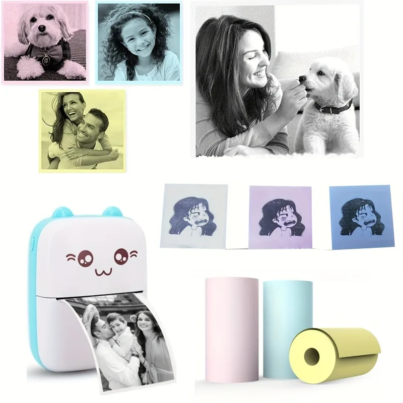 Mini impressão de papel térmic - Label Maker Machine avaliação e preço
