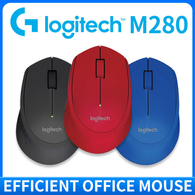 Mouse Sem Fio Logitech M280 co - Home Office For Mac avaliação e preço