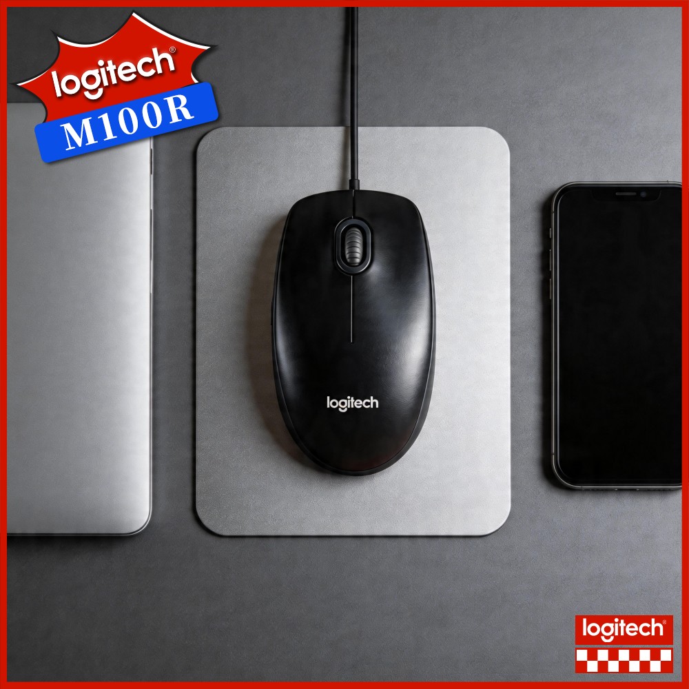 Mouse USB com Fio Logitech M10 - Home Office For Mac avaliação e preço