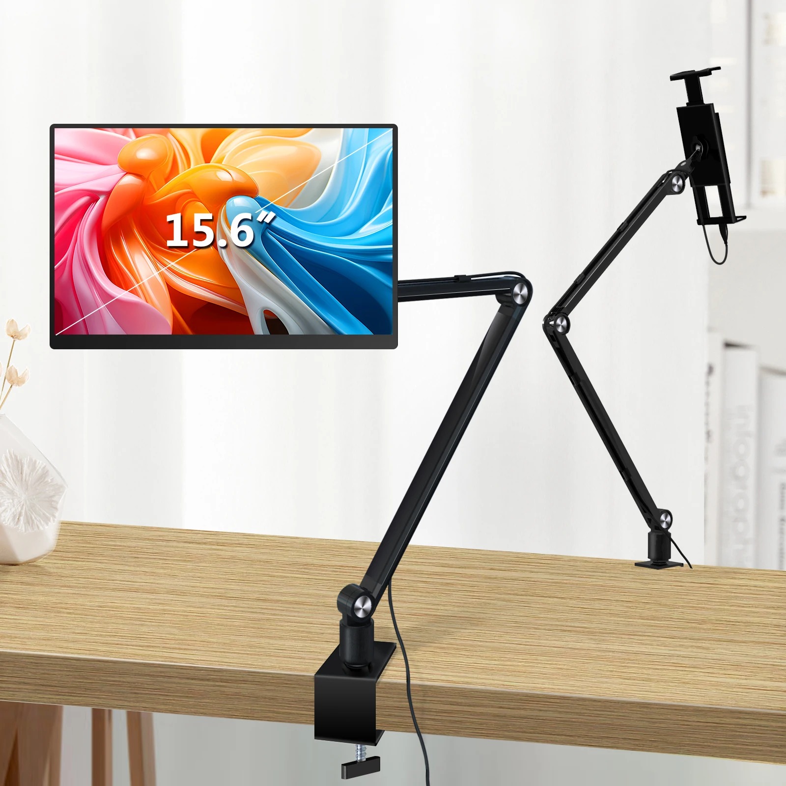 Suporte portátil para tablet 2 - Monitor Arm Dual avaliação e preço