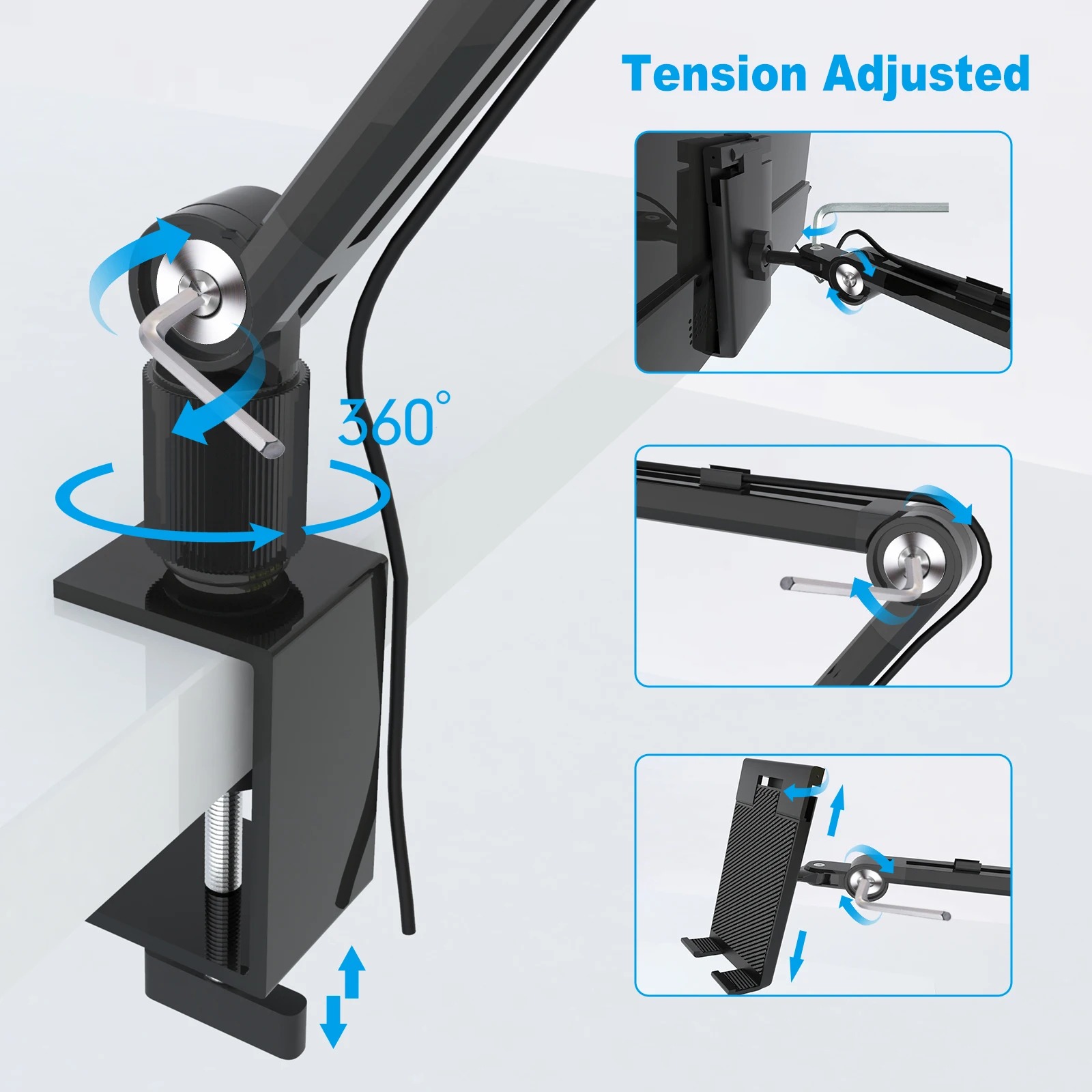 Suporte portátil para tablet 2 - Monitor Arm Dual avaliação e preço