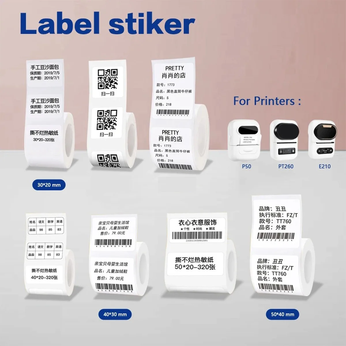 Etiqueta térmica de papel, eti - Label Maker Machine avaliação e preço