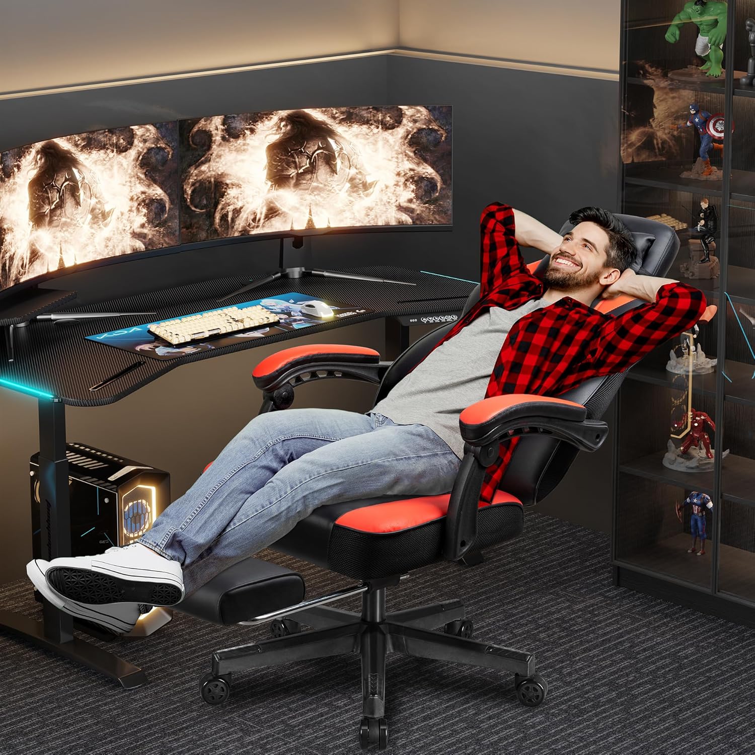 Cadeira Gamer com Apoio para o - Home Office Design avaliação e preço