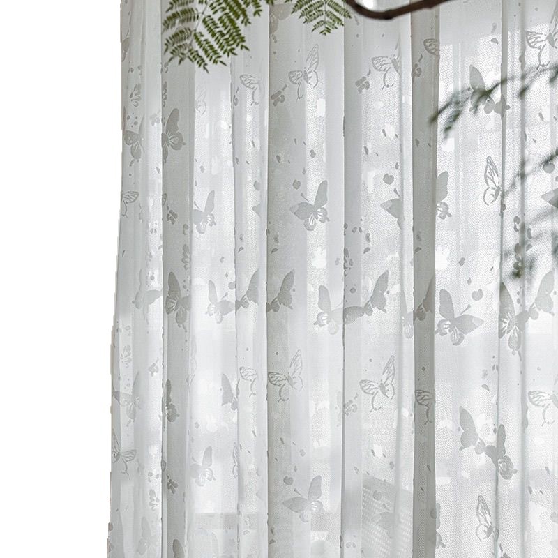 Cortinas de Gaze Branca Luxuos - Home Office Buy avaliação e preço