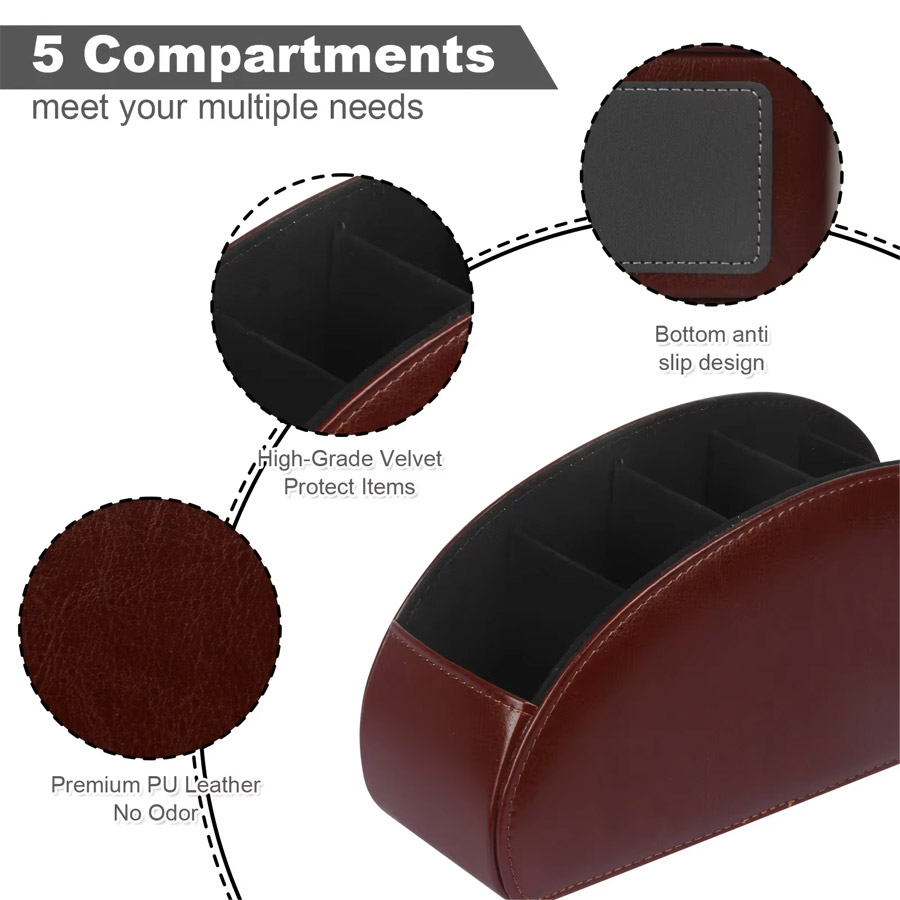 Organizador de Mesa em Couro P - Home Office Setup avaliação e preço