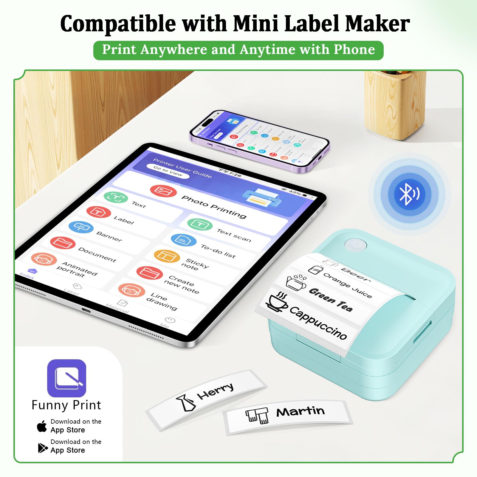 Mini etiqueta de impressora de - Label Maker Machine avaliação e preço