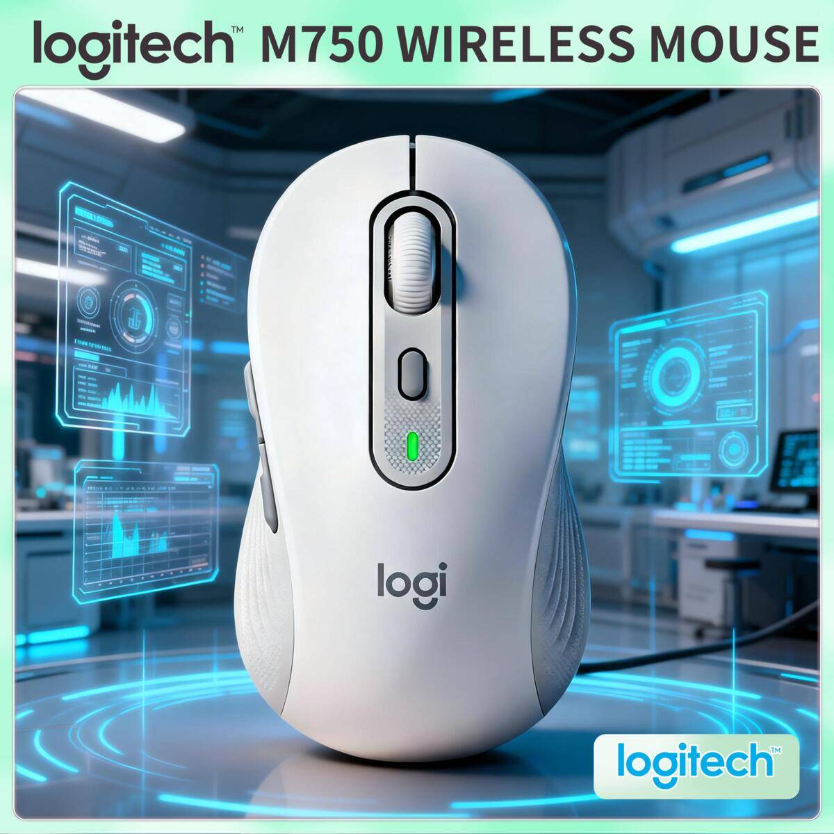 Logitech M750 Mouse Sem Fio De - Home Office For Mac avaliação e preço
