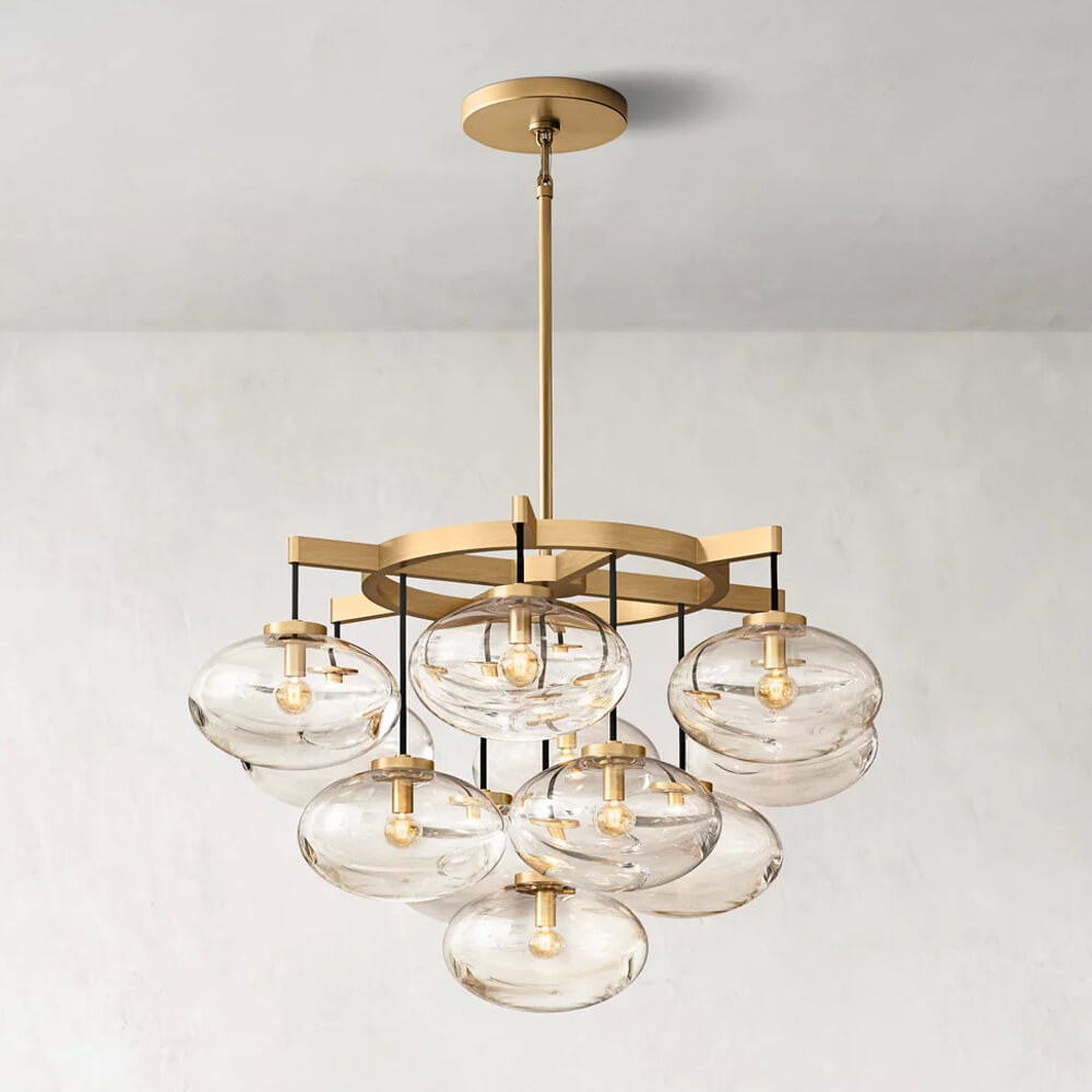 Lustre de latão moderno de des - Home Office Industrial Design avaliação e preço