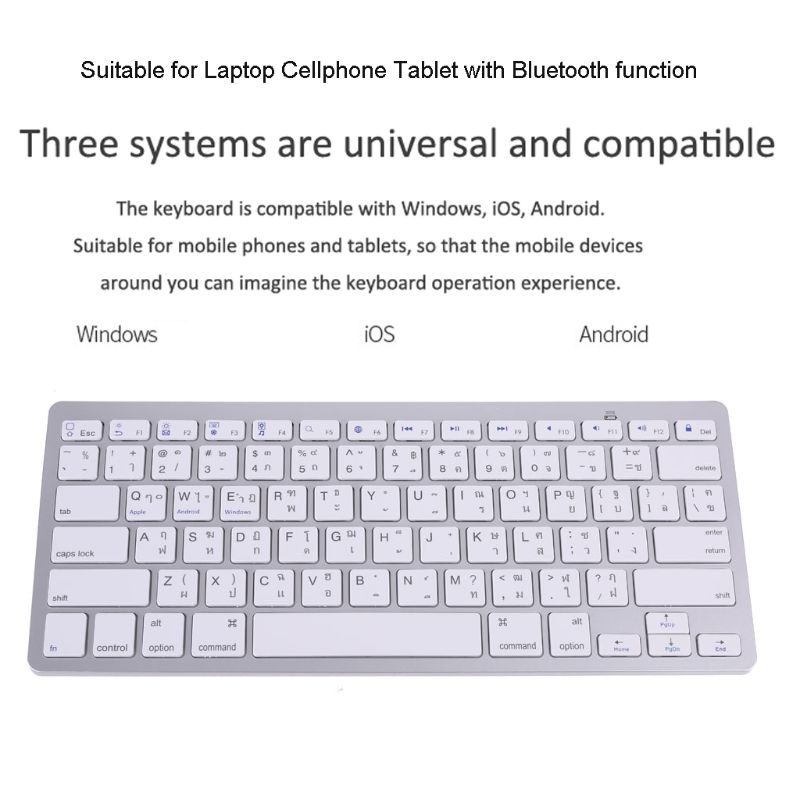 Teclado sem fio thai, 78 tecla - Home Office For Mac avaliação e preço