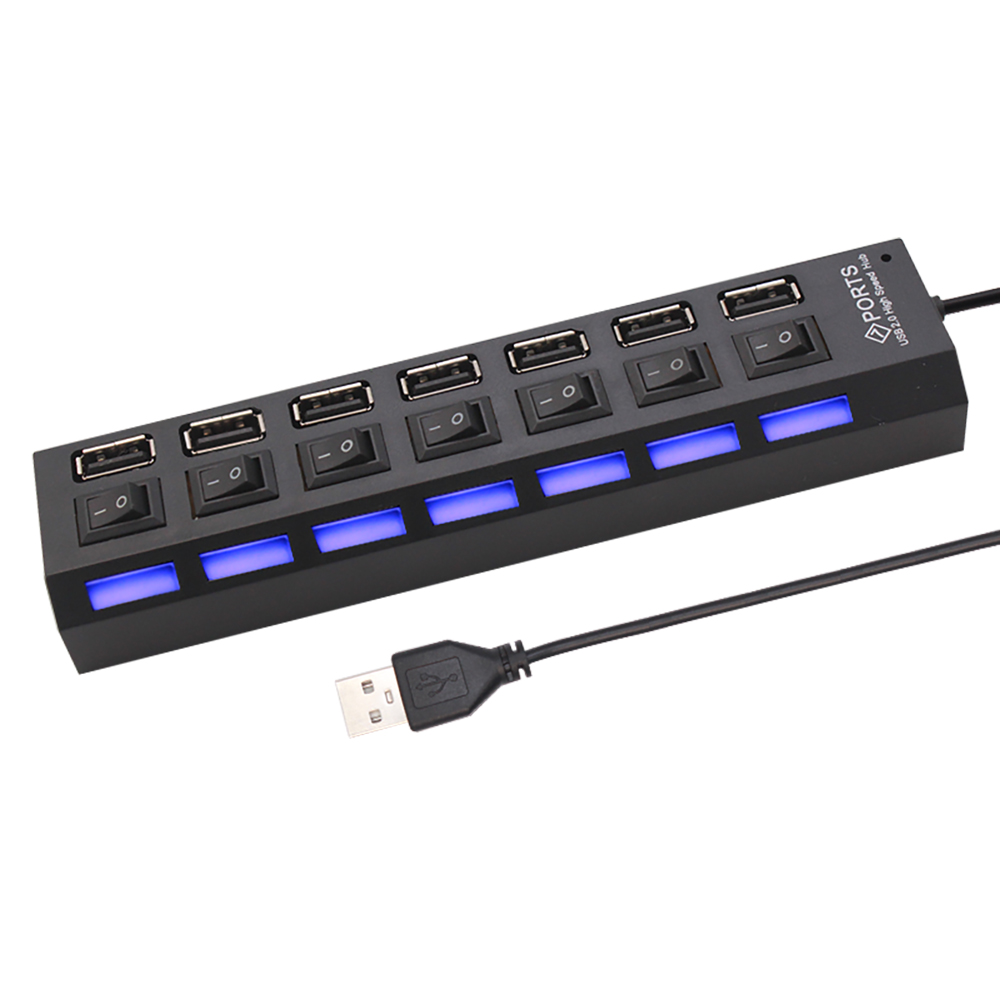 Hub USB 2.0 de 7 portas para l - Home Office Setup avaliação e preço