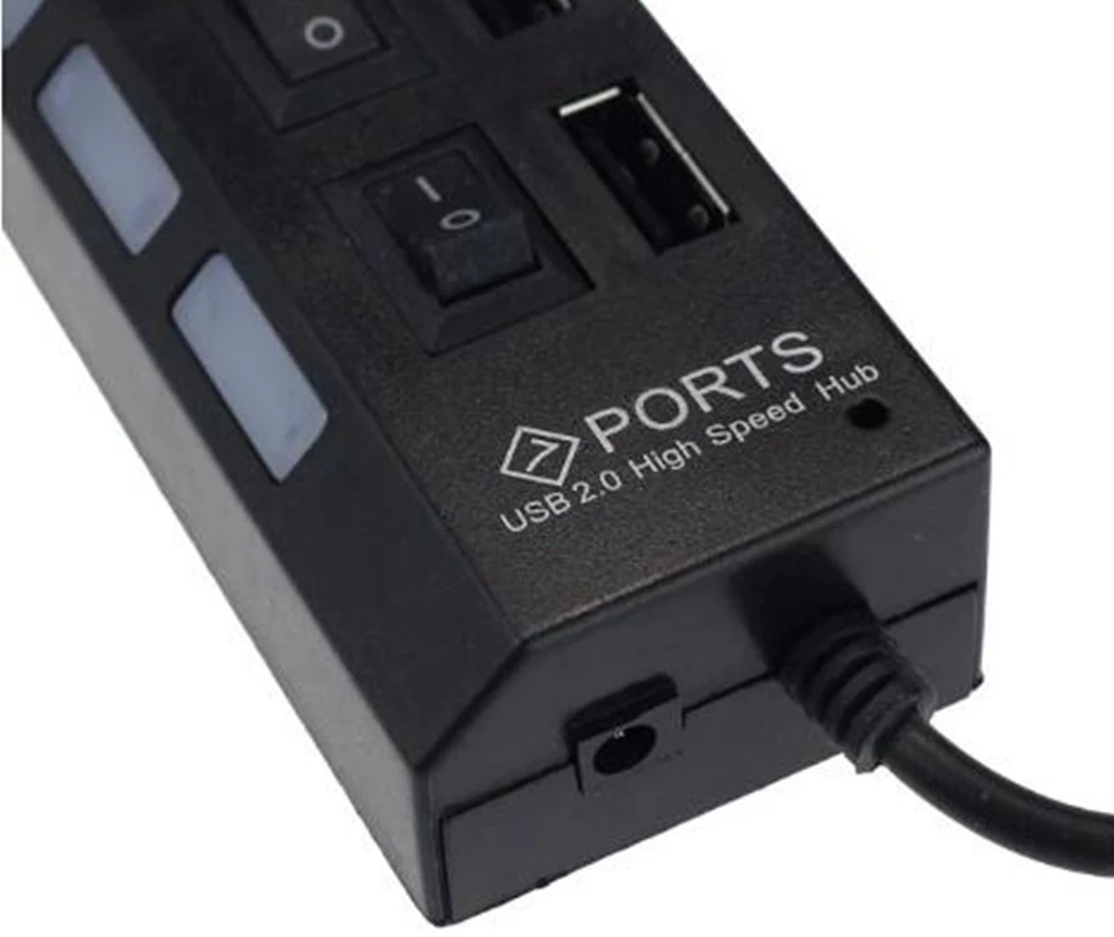 Hub USB 2.0 de 7 portas para l - Home Office Setup avaliação e preço