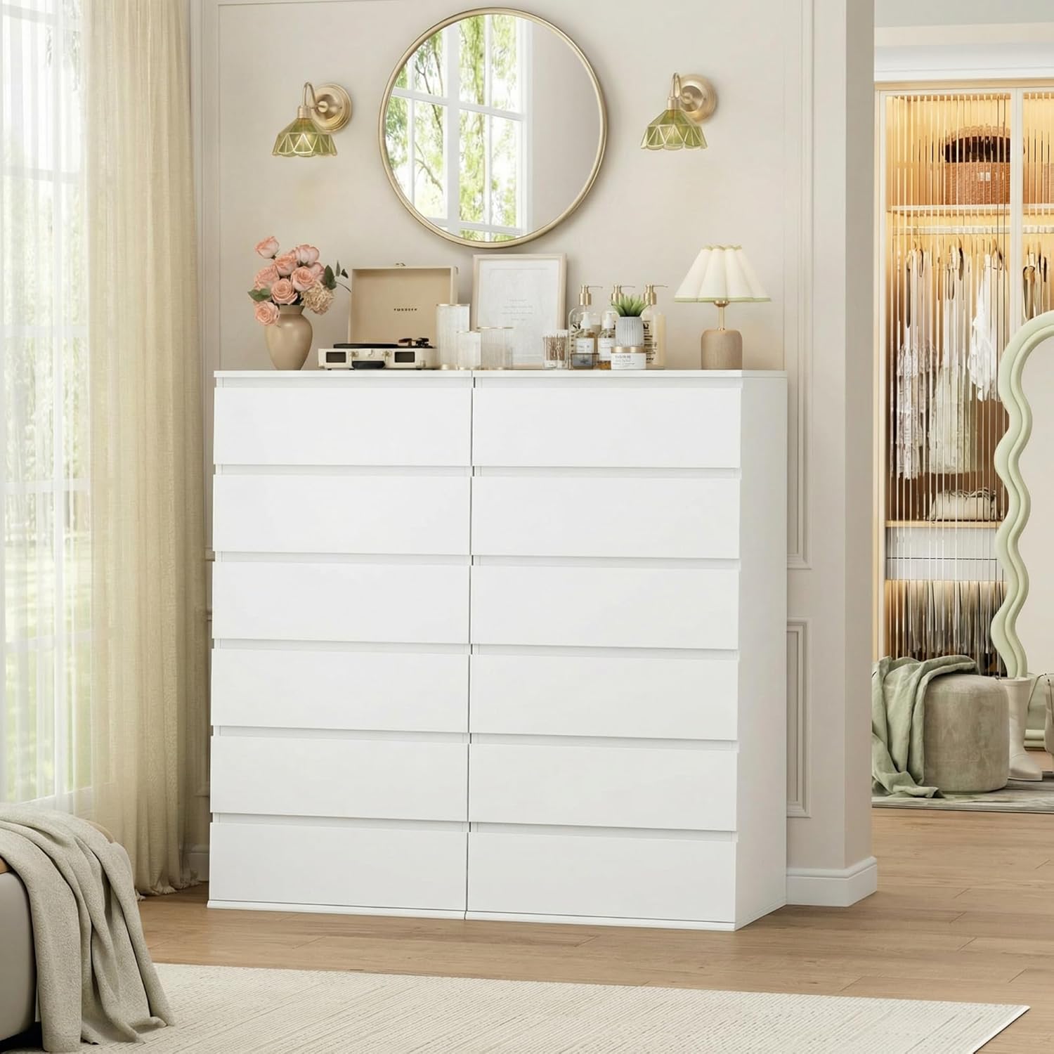 Cômoda Moderna Alta Branca de  - Home Office Design avaliação e preço